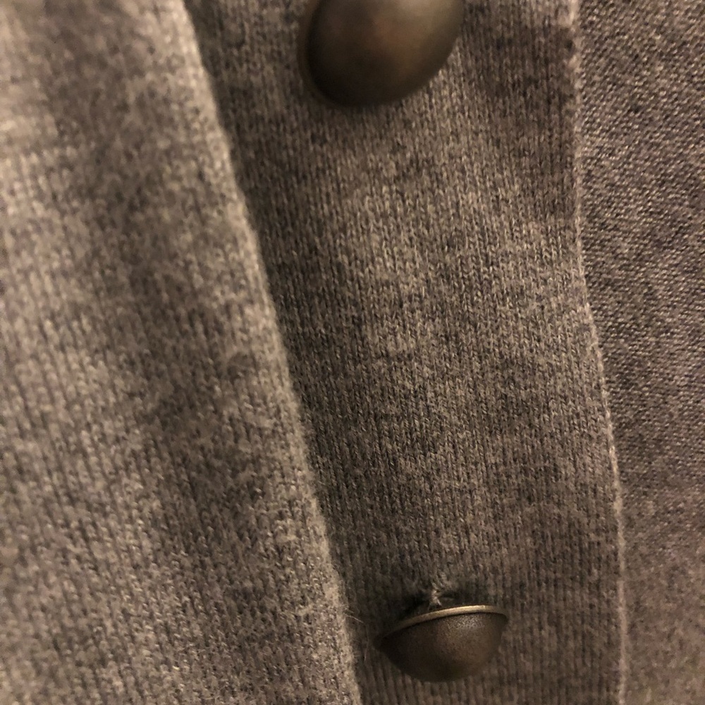 Grey cropped cardigan